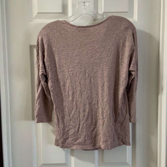 St. Tropez West Pink/Mauve Drape Neck Top Small - Picture 7 of 7